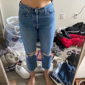 Levi wedgie straight jeans